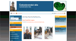 Desktop Screenshot of cs-sklo.cz